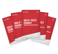 Accu-Chek Daily Self-Test Diabetes Diary, English/Spanish (Pack of 5)